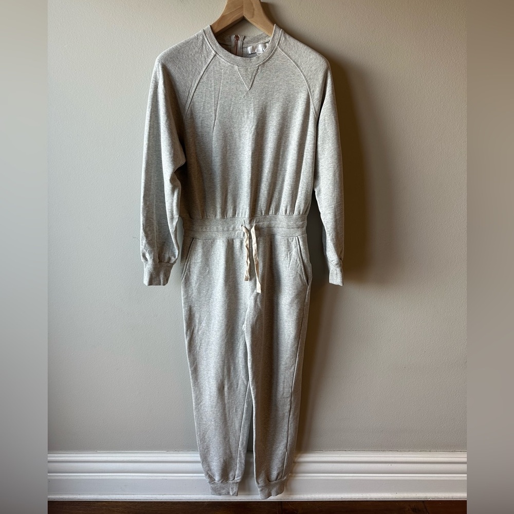 Spiritual Gangster Cream Sweatshirt Jumpsuit